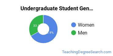 Undergraduate Gender Diversity at Southern Christian University  Regions University