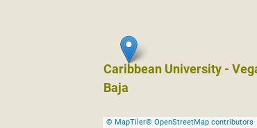Location of Caribbean University-Vega Baja