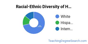 Racial-ethnic diversity of Health Occupations Education majors at Cleveland State University