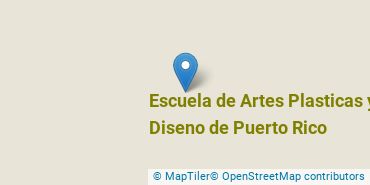 Location of Escuela de Artes Plasticas y Diseno de Puerto Rico
