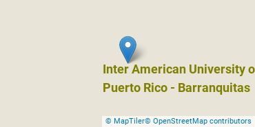 Location of Inter American University of Puerto Rico-Barranquitas