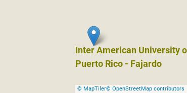 Location of Inter American University of Puerto Rico-Fajardo