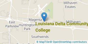 Location of Louisiana Delta Community College