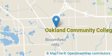 Location of Oakland Community College