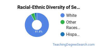 Racial-ethnic diversity of Secondary Education majors at Pennsylvania State University-Main Campus