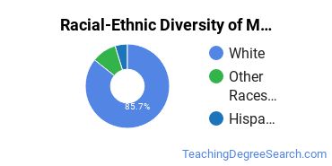 Racial-ethnic diversity of Music Education majors at Pennsylvania State University-Main Campus