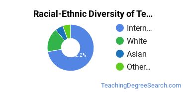 Racial-ethnic diversity of English as Second/Foreign Language majors at Pennsylvania State University-Main Campus