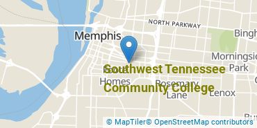 Location of Southwest Tennessee Community College